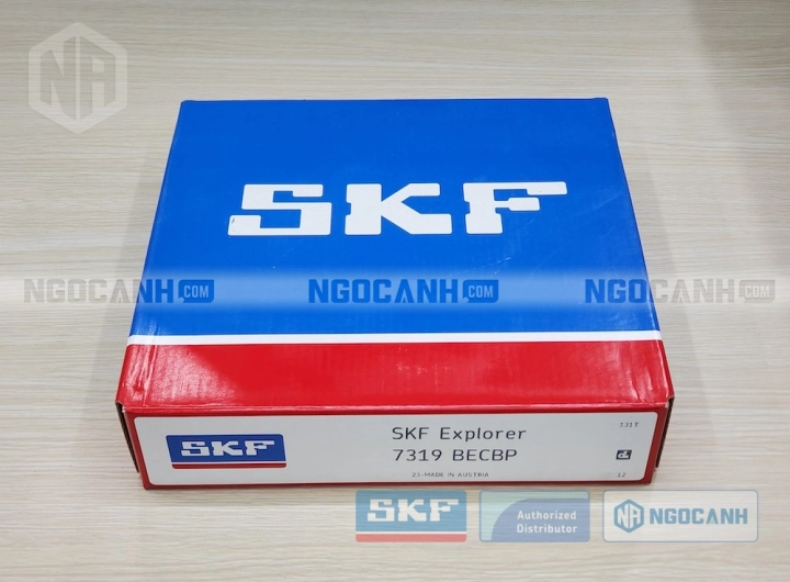 Vòng bi SKF 7319 BECBP chính hãng phân phối bởi SKF Ngọc Anh - Đại lý ủy quyền SKF Vòng bi SKF 7319 BECBP chính hãng phân phối bởi SKF Ngọc Anh - Đại lý ủy quyền SKF