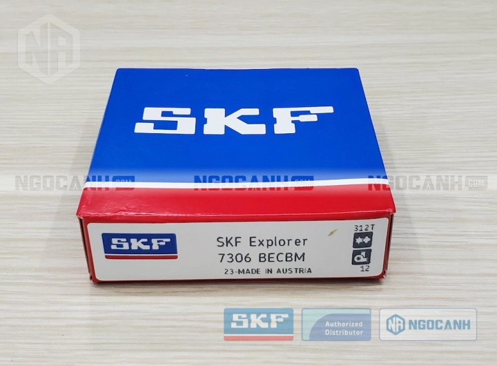 Vòng bi SKF 7306 BECBM chính hãng phân phối bởi SKF Ngọc Anh - Đại lý ủy quyền SKF