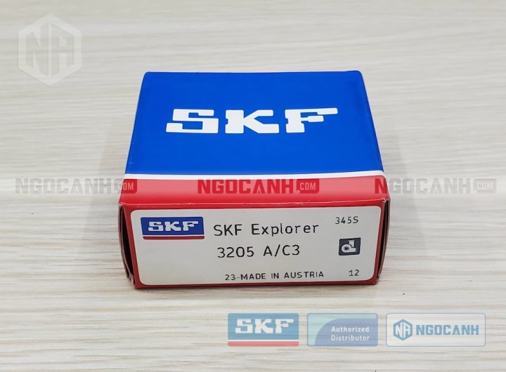 Vòng bi SKF 3205 A/C3 chính hãng phân phối bởi SKF Ngọc Anh - Đại lý ủy quyền SKF Vòng bi SKF 3205 A/C3 chính hãng phân phối bởi SKF Ngọc Anh - Đại lý ủy quyền SKF