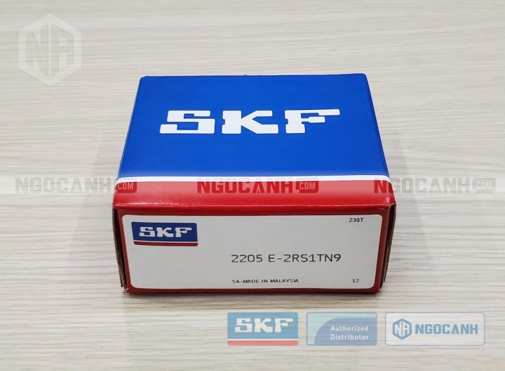 Vòng bi SKF 2205 E-2RS1TN9 chính hãng phân phối bởi SKF Ngọc Anh - Đại lý ủy quyền SKF Vòng bi SKF 2205 E-2RS1TN9 chính hãng phân phối bởi SKF Ngọc Anh - Đại lý ủy quyền SKF