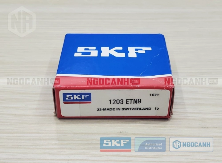Vòng bi SKF 1203 ETN9 chính hãng phân phối bởi SKF Ngọc Anh - Đại lý ủy quyền SKF
