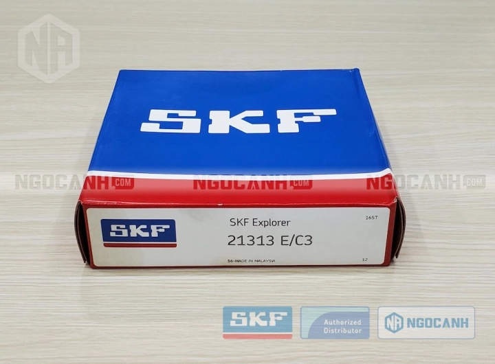 Vòng bi SKF 21313 E/C3 chính hãng phân phối bởi SKF Ngọc Anh - Đại lý ủy quyền SKF