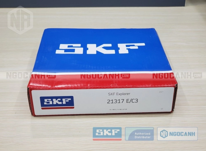 Vòng bi SKF 21317 E/C3 chính hãng phân phối bởi SKF Ngọc Anh - Đại lý ủy quyền SKF