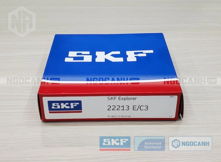 Vòng bi SKF 22213 E/C3 chính hãng phân phối bởi SKF Ngọc Anh - Đại lý ủy quyền SKF