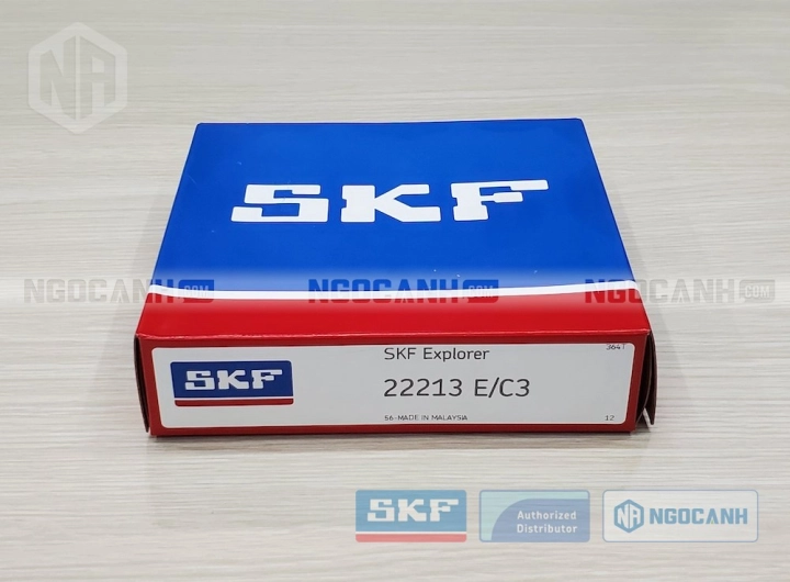 Vòng bi SKF 22213 E/C3 chính hãng phân phối bởi SKF Ngọc Anh - Đại lý ủy quyền SKF Vòng bi SKF 22213 E/C3 chính hãng phân phối bởi SKF Ngọc Anh - Đại lý ủy quyền SKF