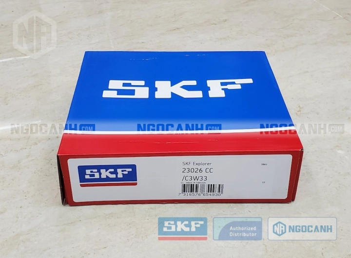 Vòng bi SKF 23026 CC/C3W33 chính hãng phân phối bởi SKF Ngọc Anh - Đại lý ủy quyền SKF