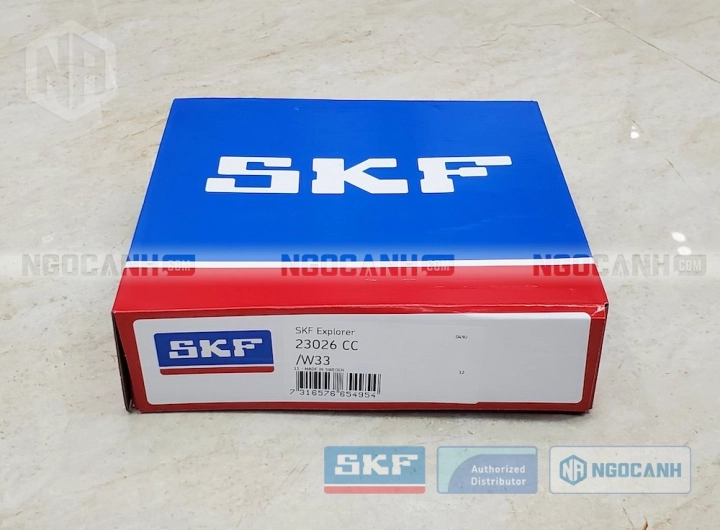 Vòng bi SKF 23026 CC/W33 chính hãng phân phối bởi SKF Ngọc Anh - Đại lý ủy quyền SKF Vòng bi SKF 23026 CC/W33 chính hãng phân phối bởi SKF Ngọc Anh - Đại lý ủy quyền SKF