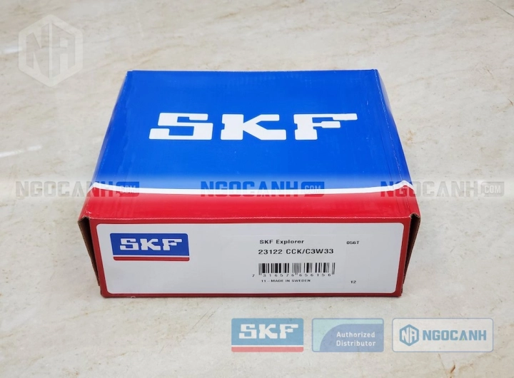 Vòng bi SKF 23122 CCK/C3W33 chính hãng phân phối bởi SKF Ngọc Anh - Đại lý ủy quyền SKF