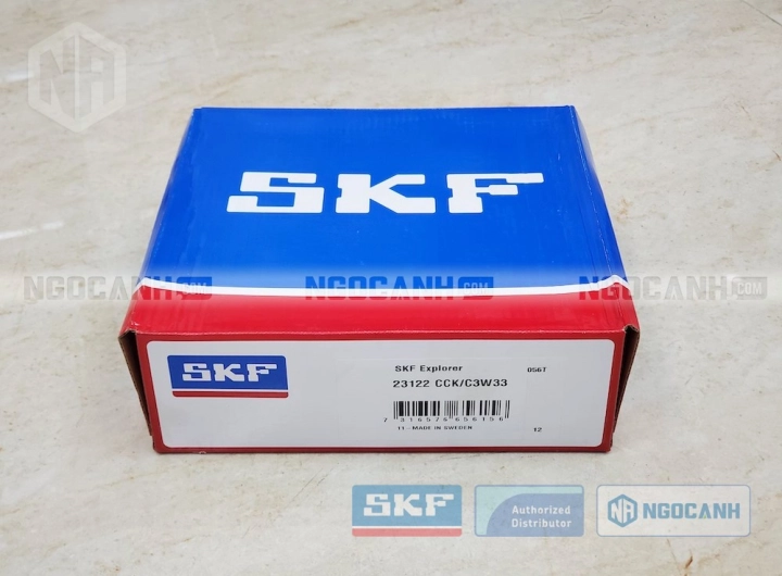 Vòng bi SKF 23122 CCK/C3W33 chính hãng phân phối bởi SKF Ngọc Anh - Đại lý ủy quyền SKF Vòng bi SKF 23122 CCK/C3W33 chính hãng phân phối bởi SKF Ngọc Anh - Đại lý ủy quyền SKF