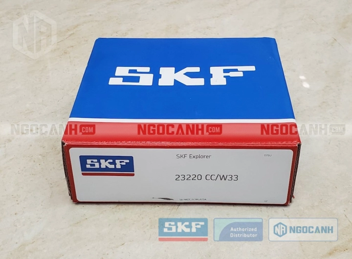 Vòng bi SKF 23220 CC/W33 chính hãng phân phối bởi SKF Ngọc Anh - Đại lý ủy quyền SKF Vòng bi SKF 23220 CC/W33 chính hãng phân phối bởi SKF Ngọc Anh - Đại lý ủy quyền SKF
