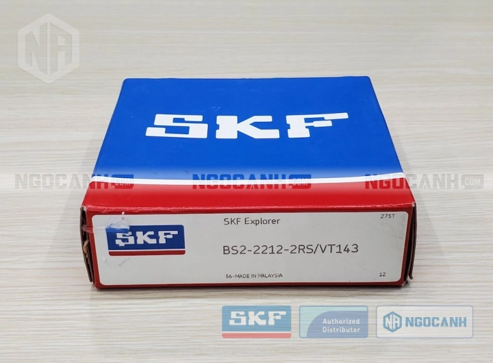 Vòng bi SKF BS2-2212-2RS/VT143 chính hãng phân phối bởi SKF Ngọc Anh - Đại lý ủy quyền SKF