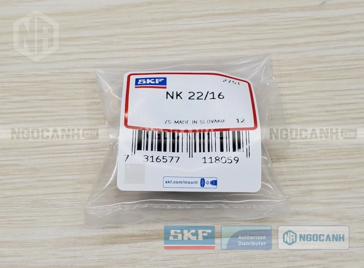 Vòng bi SKF NK 22/16 chính hãng phân phối bởi SKF Ngọc Anh - Đại lý ủy quyền SKF Vòng bi SKF NK 22/16 chính hãng phân phối bởi SKF Ngọc Anh - Đại lý ủy quyền SKF