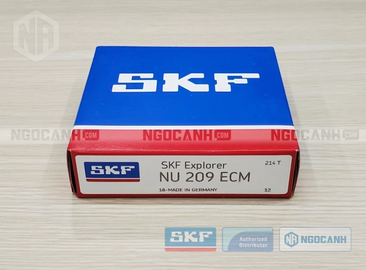 Vòng bi SKF NU 209 ECM chính hãng phân phối bởi SKF Ngọc Anh - Đại lý ủy quyền SKF Vòng bi SKF NU 209 ECM chính hãng phân phối bởi SKF Ngọc Anh - Đại lý ủy quyền SKF