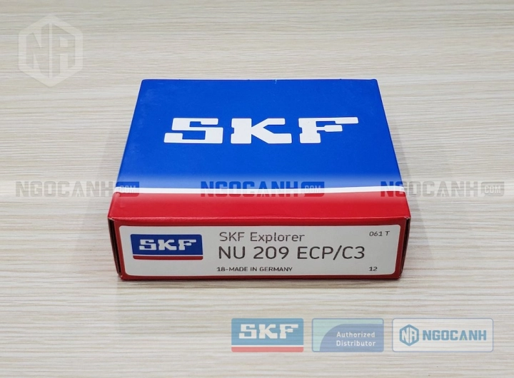 Vòng bi SKF NU 209 ECP/C3 chính hãng phân phối bởi SKF Ngọc Anh - Đại lý ủy quyền SKF Vòng bi SKF NU 209 ECP/C3 chính hãng phân phối bởi SKF Ngọc Anh - Đại lý ủy quyền SKF