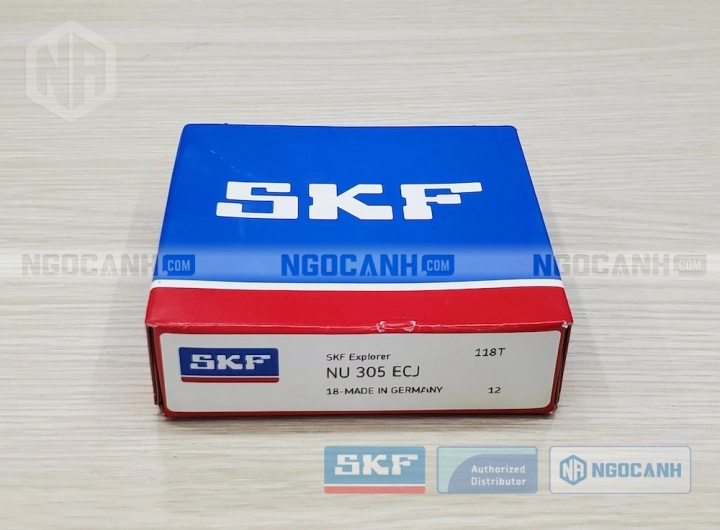 Vòng bi SKF NU 305 ECJ chính hãng phân phối bởi SKF Ngọc Anh - Đại lý ủy quyền SKF Vòng bi SKF NU 305 ECJ chính hãng phân phối bởi SKF Ngọc Anh - Đại lý ủy quyền SKF
