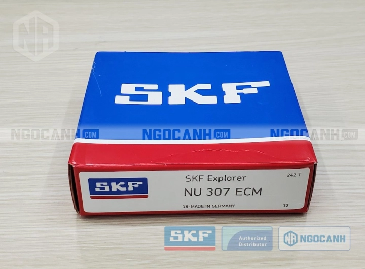 Vòng bi SKF NU 307 ECM chính hãng phân phối bởi SKF Ngọc Anh - Đại lý ủy quyền SKF