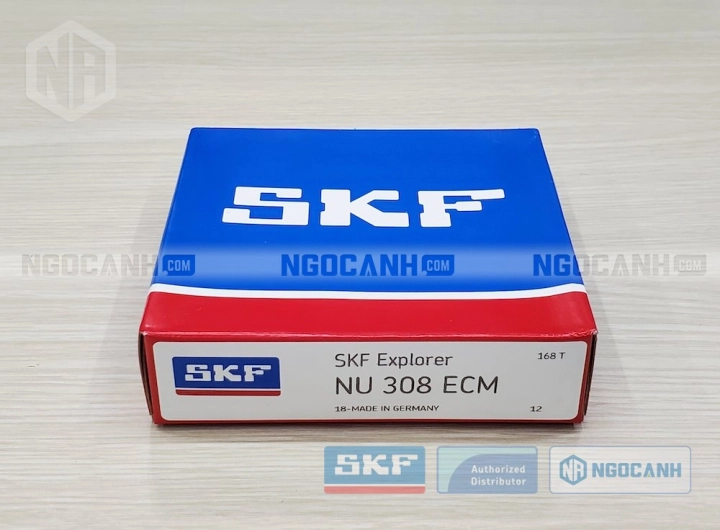 Vòng bi SKF NU 308 ECM chính hãng phân phối bởi SKF Ngọc Anh - Đại lý ủy quyền SKF