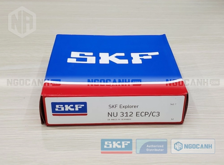 Vòng bi SKF NU 312 ECP/C3 chính hãng phân phối bởi SKF Ngọc Anh - Đại lý ủy quyền SKF