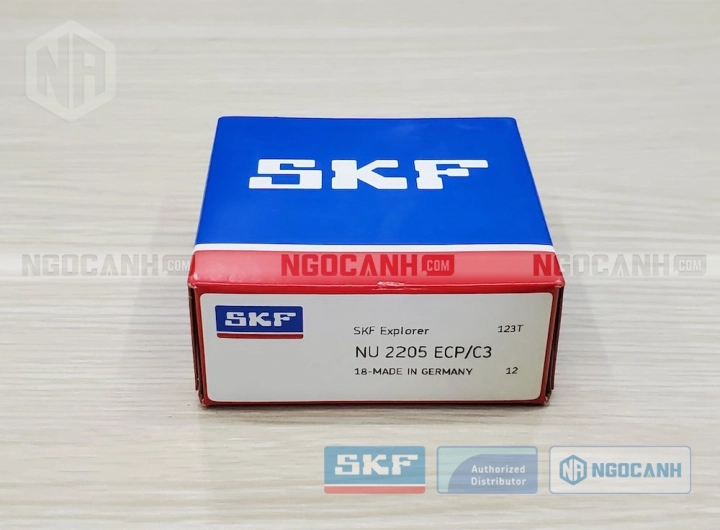Vòng bi SKF NU 2205 ECP/C3 chính hãng phân phối bởi SKF Ngọc Anh - Đại lý ủy quyền SKF