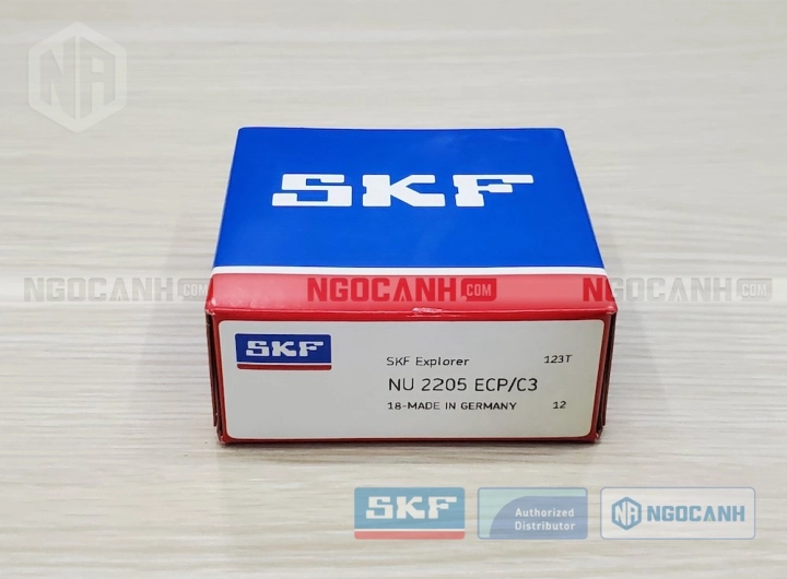Vòng bi SKF NU 2205 ECP/C3 chính hãng phân phối bởi SKF Ngọc Anh - Đại lý ủy quyền SKF Vòng bi SKF NU 2205 ECP/C3 chính hãng phân phối bởi SKF Ngọc Anh - Đại lý ủy quyền SKF