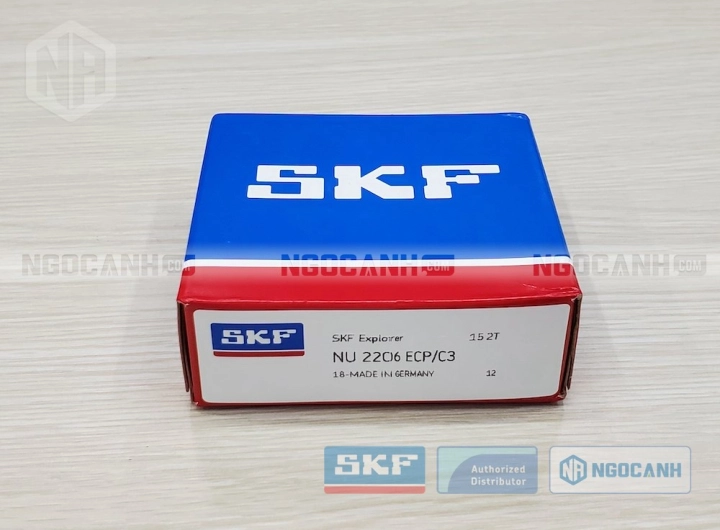 Vòng bi SKF NU 2206 ECP/C3 chính hãng phân phối bởi SKF Ngọc Anh - Đại lý ủy quyền SKF