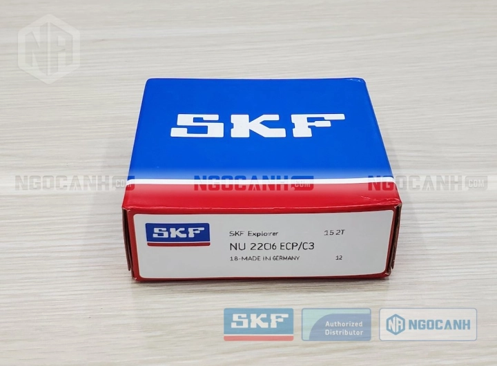 Vòng bi SKF NU 2206 ECP/C3 chính hãng phân phối bởi SKF Ngọc Anh - Đại lý ủy quyền SKF Vòng bi SKF NU 2206 ECP/C3 chính hãng phân phối bởi SKF Ngọc Anh - Đại lý ủy quyền SKF