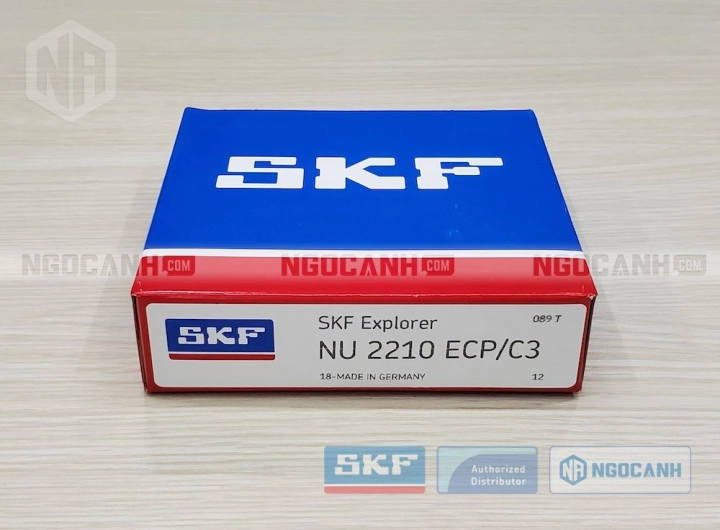 Vòng bi SKF NU 2210 ECP/C3 chính hãng phân phối bởi SKF Ngọc Anh - Đại lý ủy quyền SKF