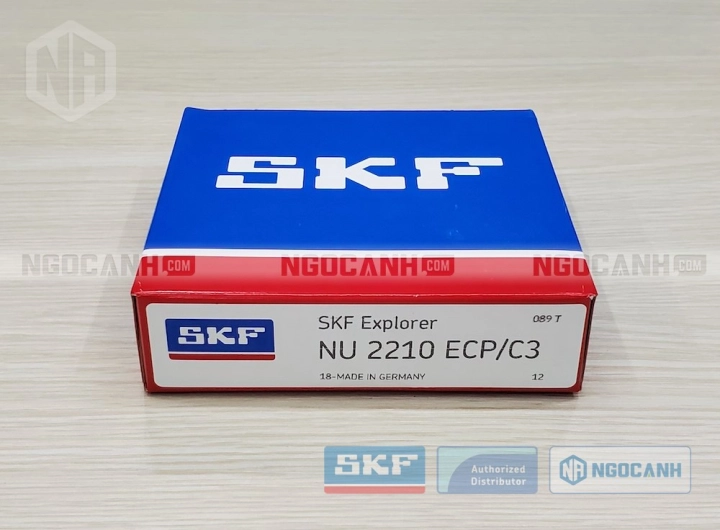 Vòng bi SKF NU 2210 ECP/C3 chính hãng phân phối bởi SKF Ngọc Anh - Đại lý ủy quyền SKF Vòng bi SKF NU 2210 ECP/C3 chính hãng phân phối bởi SKF Ngọc Anh - Đại lý ủy quyền SKF