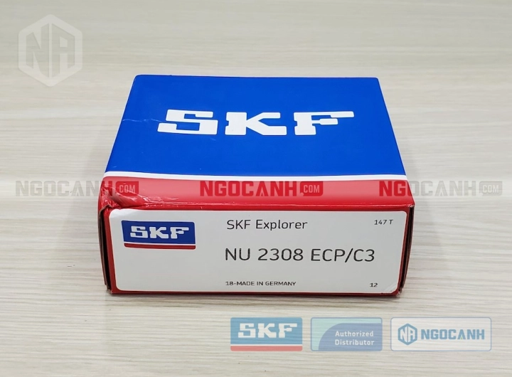 Vòng bi SKF NU 2308 ECP/C3 chính hãng phân phối bởi SKF Ngọc Anh - Đại lý ủy quyền SKF