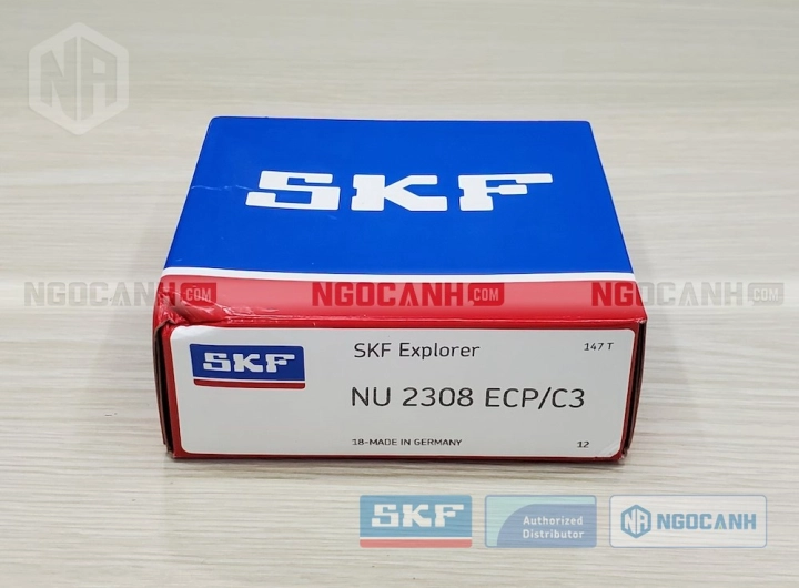 Vòng bi SKF NU 2308 ECP/C3 chính hãng phân phối bởi SKF Ngọc Anh - Đại lý ủy quyền SKF Vòng bi SKF NU 2308 ECP/C3 chính hãng phân phối bởi SKF Ngọc Anh - Đại lý ủy quyền SKF
