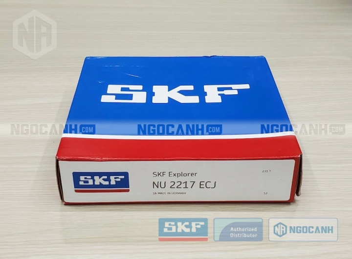 Vòng bi SKF NU 2217 ECJ chính hãng phân phối bởi SKF Ngọc Anh - Đại lý ủy quyền SKF