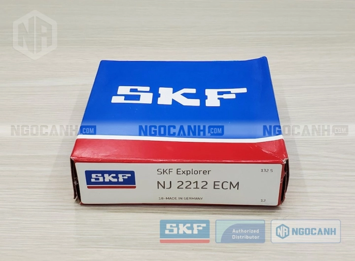 Vòng bi SKF NJ 2212 ECM chính hãng phân phối bởi SKF Ngọc Anh - Đại lý ủy quyền SKF