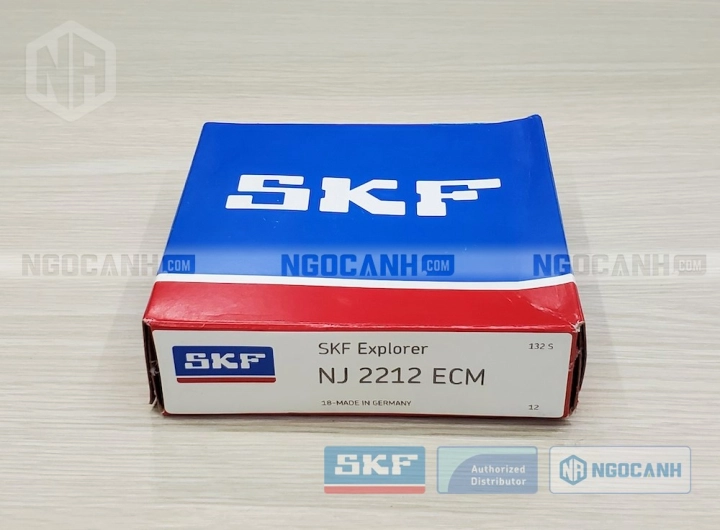 Vòng bi SKF NJ 2212 ECM chính hãng phân phối bởi SKF Ngọc Anh - Đại lý ủy quyền SKF Vòng bi SKF NJ 2212 ECM chính hãng phân phối bởi SKF Ngọc Anh - Đại lý ủy quyền SKF
