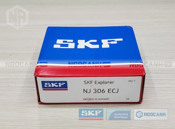 Vòng bi SKF NJ 306 ECJ chính hãng phân phối bởi SKF Ngọc Anh - Đại lý ủy quyền SKF