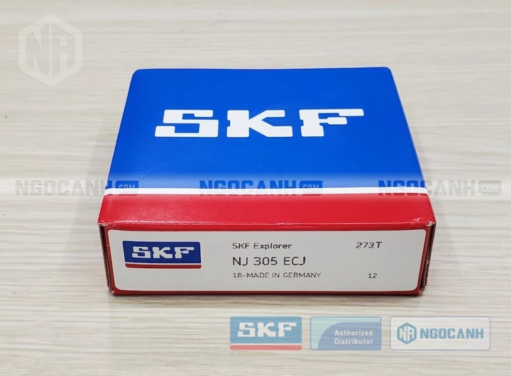 Vòng bi SKF NJ 305 ECJ chính hãng phân phối bởi SKF Ngọc Anh - Đại lý ủy quyền SKF