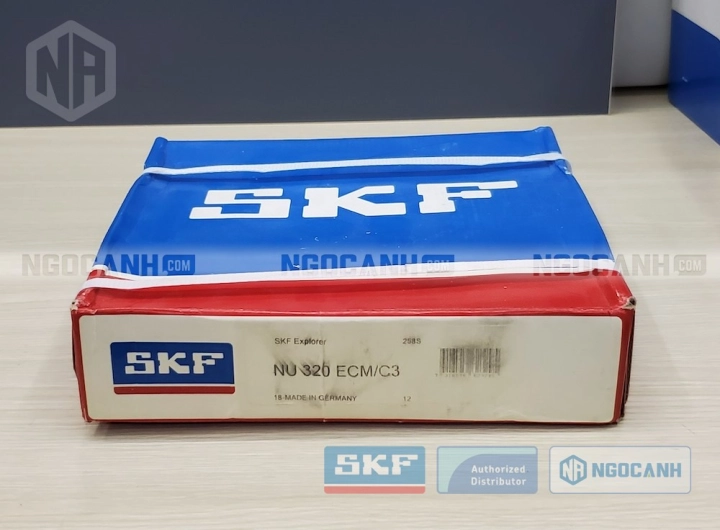 Vòng bi SKF NU 320 ECM/C3 chính hãng phân phối bởi SKF Ngọc Anh - Đại lý ủy quyền SKF