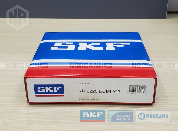 Vòng bi SKF NU 2220 ECML/C3 chính hãng phân phối bởi SKF Ngọc Anh - Đại lý ủy quyền SKF