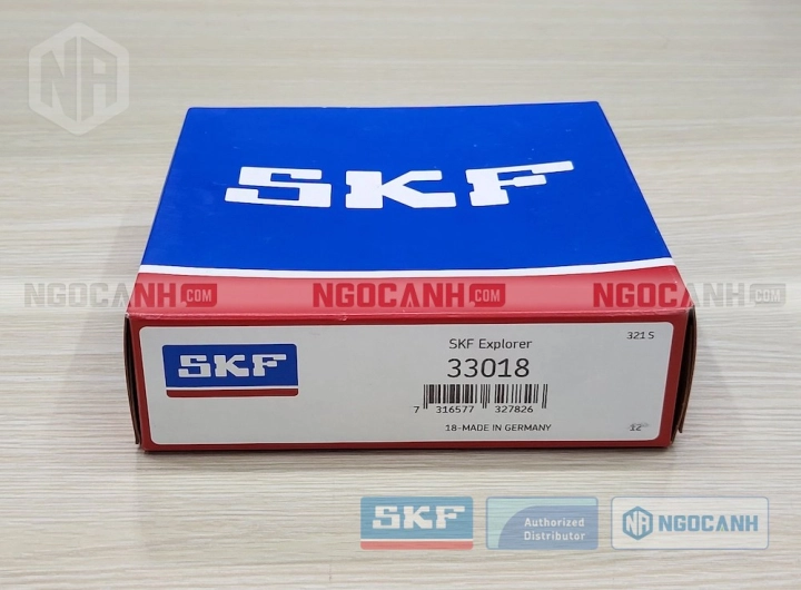 Vòng bi SKF 33018 chính hãng phân phối bởi SKF Ngọc Anh - Đại lý ủy quyền SKF