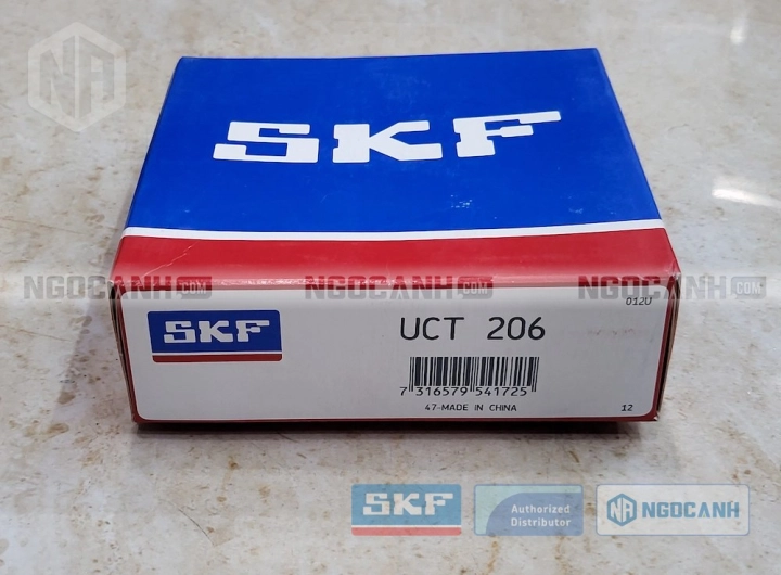 Gối đỡ SKF UCT 206 chính hãng phân phối bởi SKF Ngọc Anh - Đại lý ủy quyền SKF