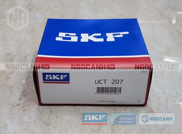 Gối đỡ SKF UCT 207 chính hãng phân phối bởi SKF Ngọc Anh - Đại lý ủy quyền SKF