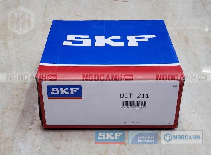 Gối đỡ SKF UCT 211 chính hãng phân phối bởi SKF Ngọc Anh - Đại lý ủy quyền SKF Gối đỡ SKF UCT 211 chính hãng phân phối bởi SKF Ngọc Anh - Đại lý ủy quyền SKF