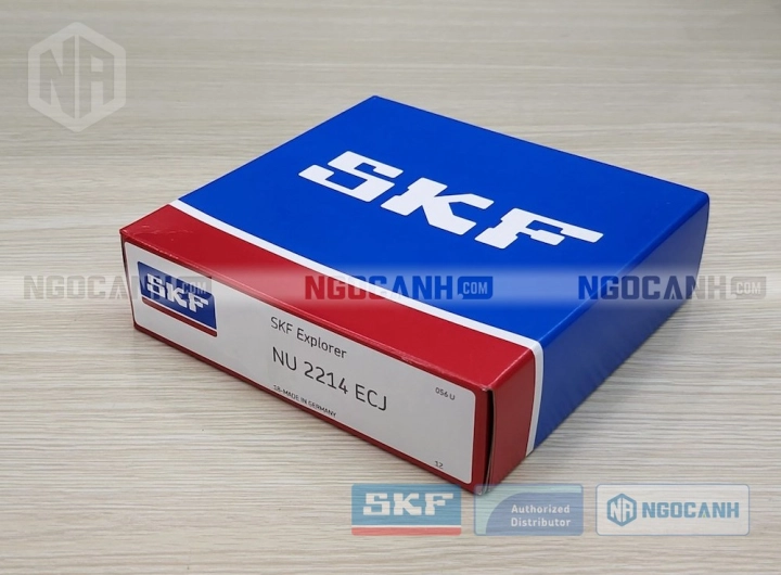 Vòng bi SKF NU 2214 ECJ chính hãng phân phối bởi SKF Ngọc Anh - Đại lý ủy quyền SKF