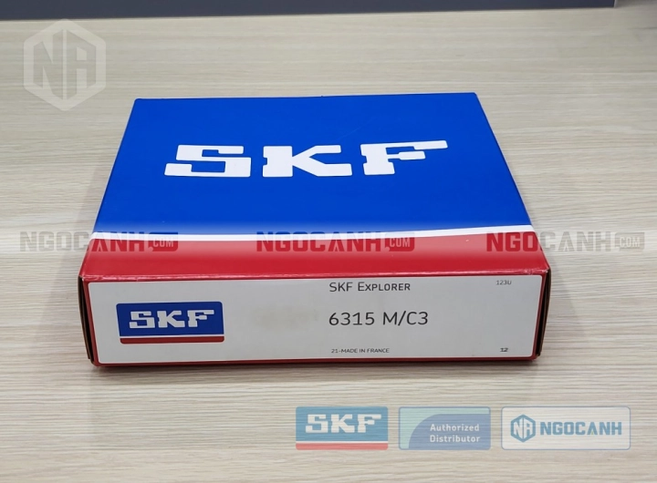 Vòng bi SKF 6315 M/C3 chính hãng phân phối bởi SKF Ngọc Anh - Đại lý ủy quyền SKF