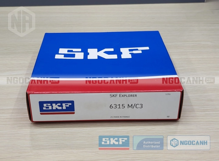Vòng bi SKF 6315 M/C3 chính hãng phân phối bởi SKF Ngọc Anh - Đại lý ủy quyền SKF Vòng bi SKF 6315 M/C3 chính hãng phân phối bởi SKF Ngọc Anh - Đại lý ủy quyền SKF
