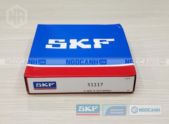 Vòng bi SKF 51117 chính hãng phân phối bởi SKF Ngọc Anh - Đại lý ủy quyền SKF