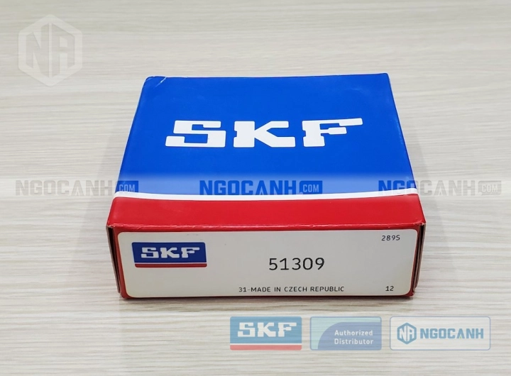 Vòng bi SKF 51309 chính hãng phân phối bởi SKF Ngọc Anh - Đại lý ủy quyền SKF