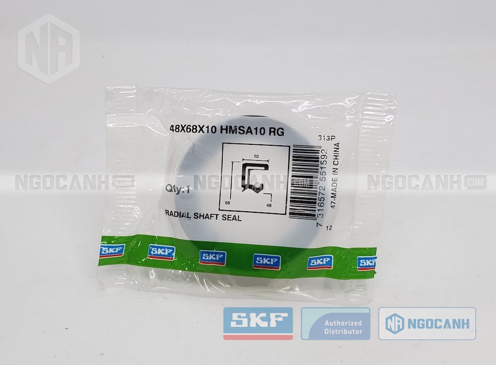 SKF Radial-Wellendichtring 48x68x10 HMSA10 RG – M Produktbild-Vorschau 1