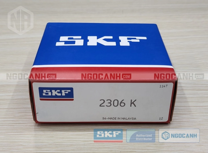 Vòng bi SKF 2306 K chính hãng phân phối bởi SKF Ngọc Anh - Đại lý ủy quyền SKF