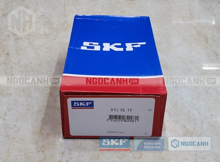 Gối đỡ SKF SYJ 55 TF chính hãng phân phối bởi SKF Ngọc Anh - Đại lý ủy quyền SKF