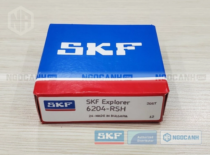 Vòng bi SKF 6204-RSH chính hãng phân phối bởi SKF Ngọc Anh - Đại lý ủy quyền SKF